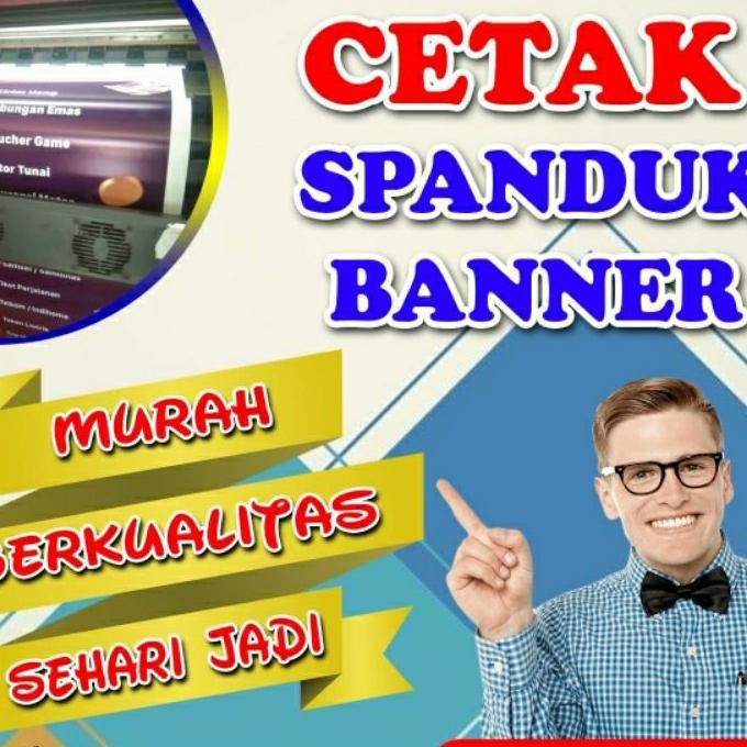 Cetak Spanduk Bahan Tebal Cetak Banner Bahan Tebal Spanduk Korea 440 Spanduk Bahan Tebal 440 Korea B