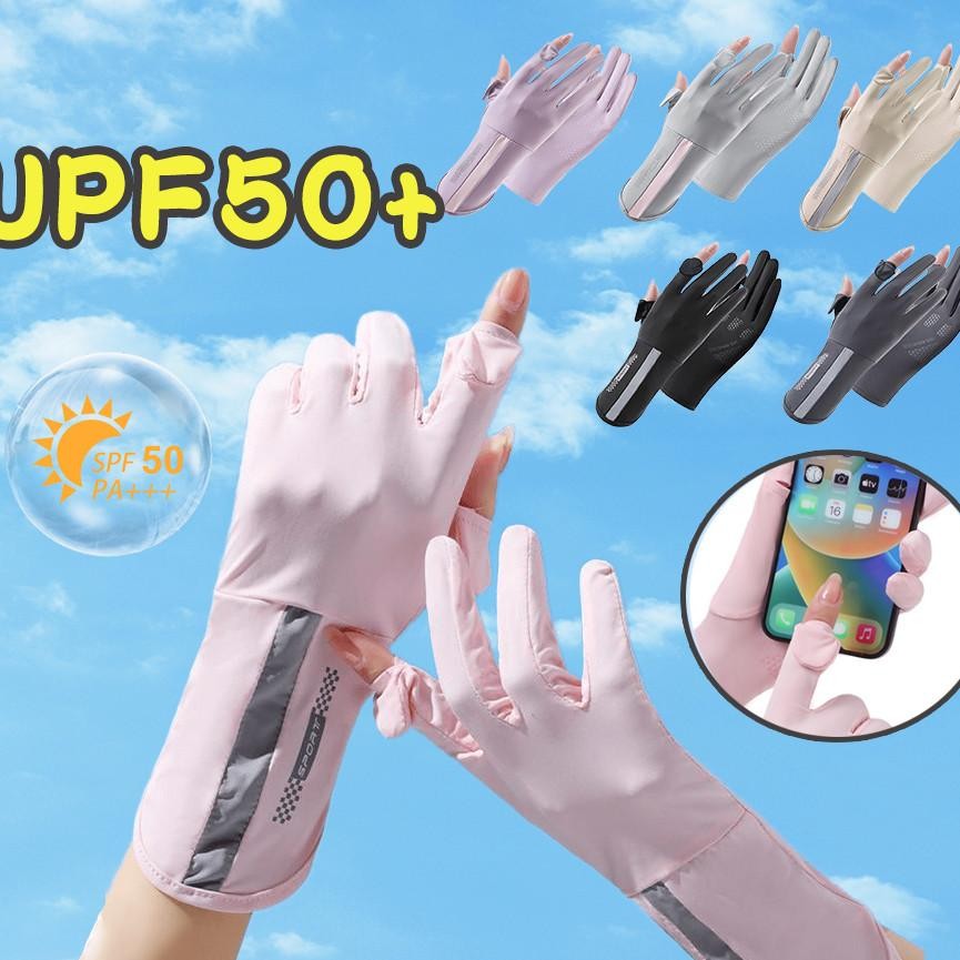 Mantap Sarung Tangan Anti Uv Sarung Tangan Motor Sutra Es Wanita Anti Slip Panjang Antislip Sarung T