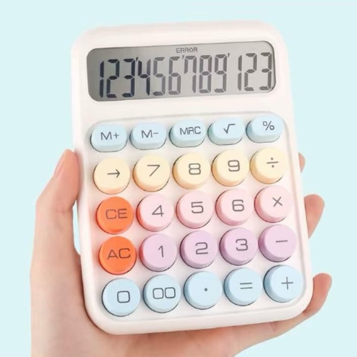 

Kalkulator Dital Mini Warna Warni Lucu 12 Dit El Korea Style Kekinian Stationery