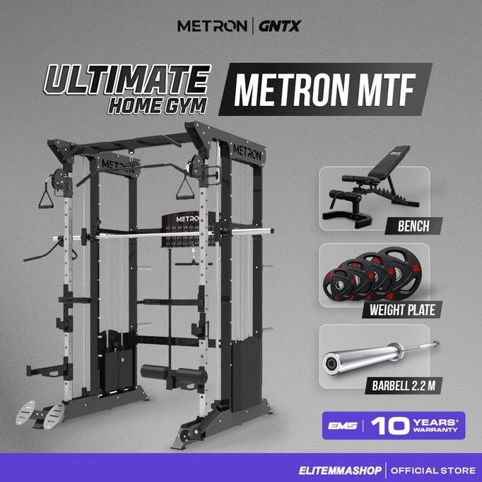PAKET ULTIMATE HOME GYM MTF, PAKET GYM, POWER RACK