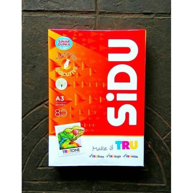 

NEW Kertas Hvs Sidu A3 80 Gram