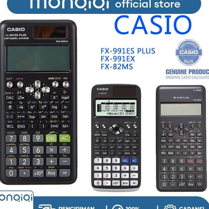 

Kalkulator Scientific Casio Ilmiah Fx991Ex991Esplus Calculator Scientific Casio Kalkulator Casio Scientific 417 Fungsidua Sumber Tenaga Dan Tenaga Matahari40 Konstanta Rumus