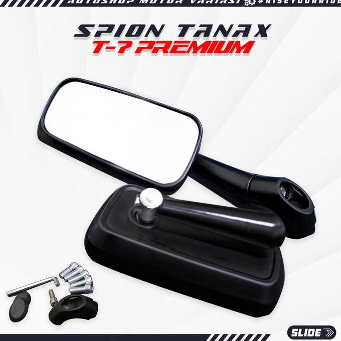 Spion Tanax Model H2C Rizoma Sporty Kotak Full Cnc Universal Motor
