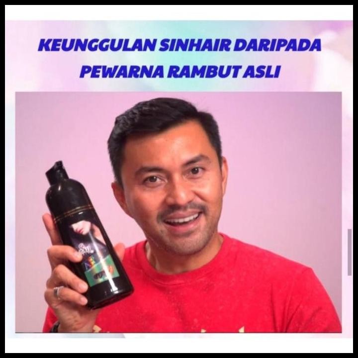 Terlaris Sinhair Shampo .Ready .Shampo Penghitam Uban No 1 Di Jepang.Original Good Quality
