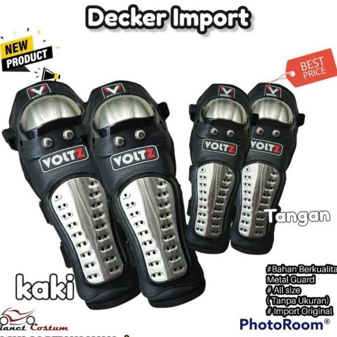 Decker Body Protector Import Knee and Elbow Guard Pelindung Lutut dan siku motocross Trail Touring