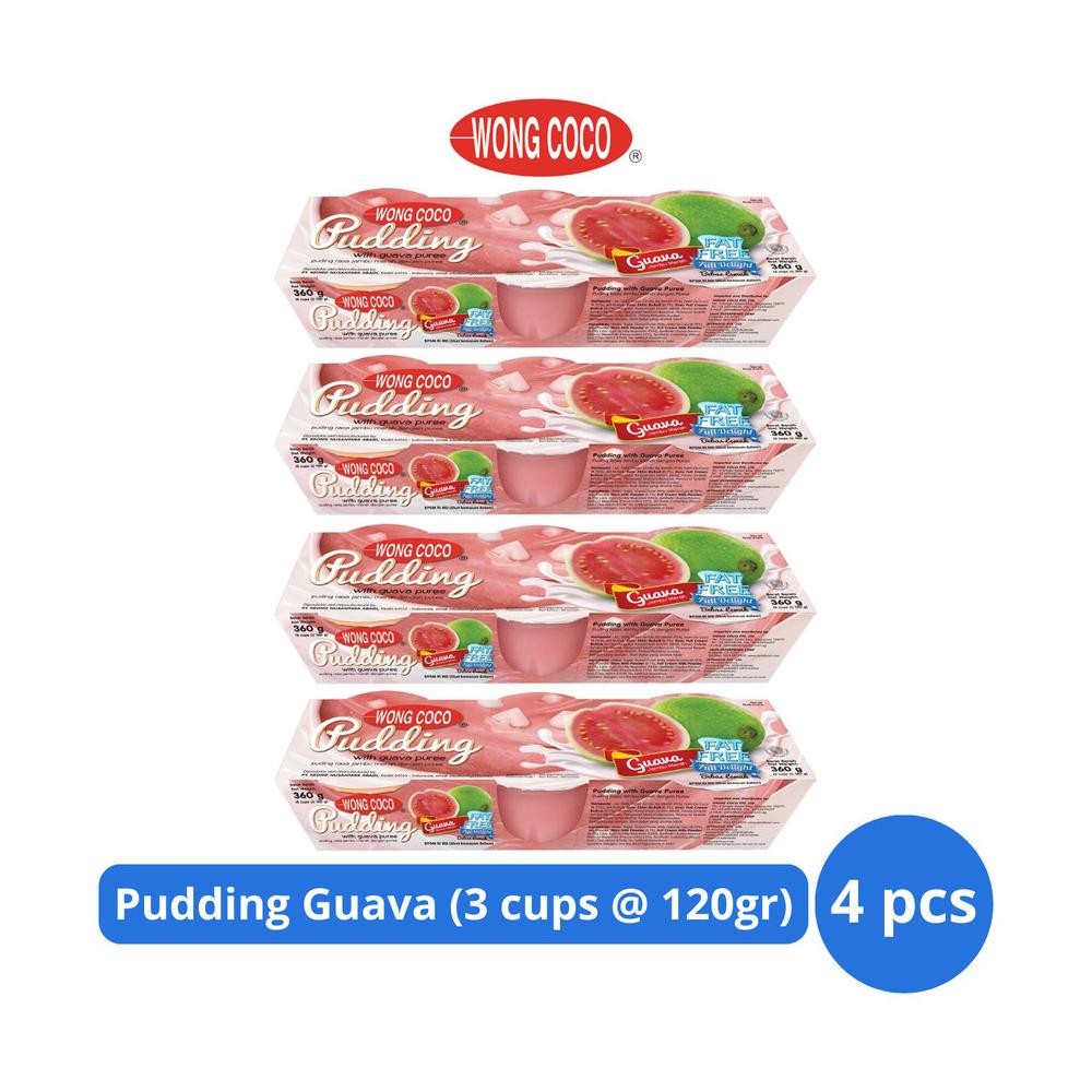 

Wong Coco Pudding Guava 3 cups @ 120gr x 4 pcs