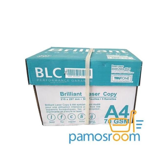 

Kertas Print & Fotocopy A4 BCL Briliant Laser Copy 1 Dus isi 5 Pack