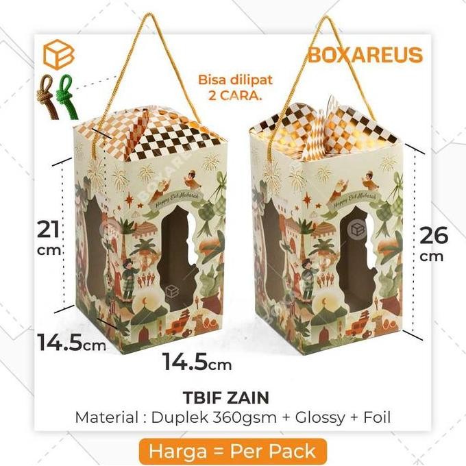 

BEBAS ONGKIR - Box Hampers Idul Fitri Kotak Kemasan Kue Kering Dus Lebaran | TBIF ZAIN