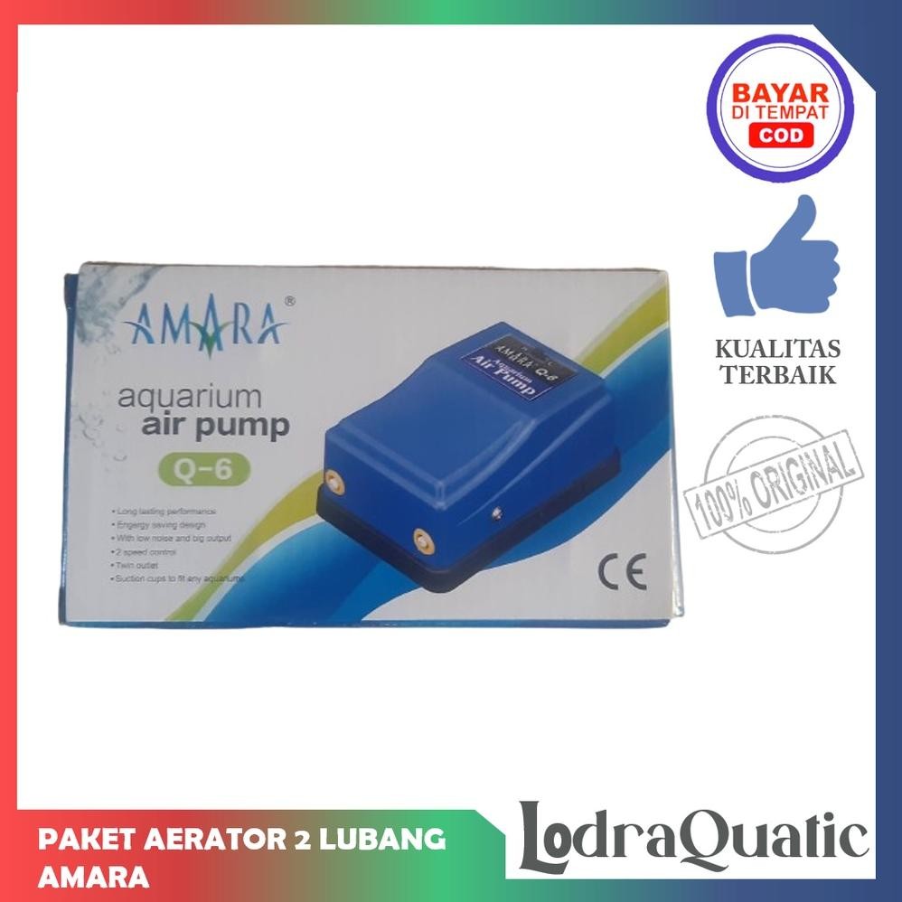 PAKET LENGKAP AERATOR 2 LUBANG AMARA AERATOR AMARA Q6 AMARA BS 410 AMARA 350 AMARA 410 AIRPUMP 2 LUB