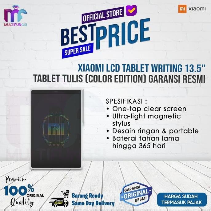 XiaomI LCD Tablet Writing 13.5" / Tablet Tulis (Color Edition) Garansi Resmi