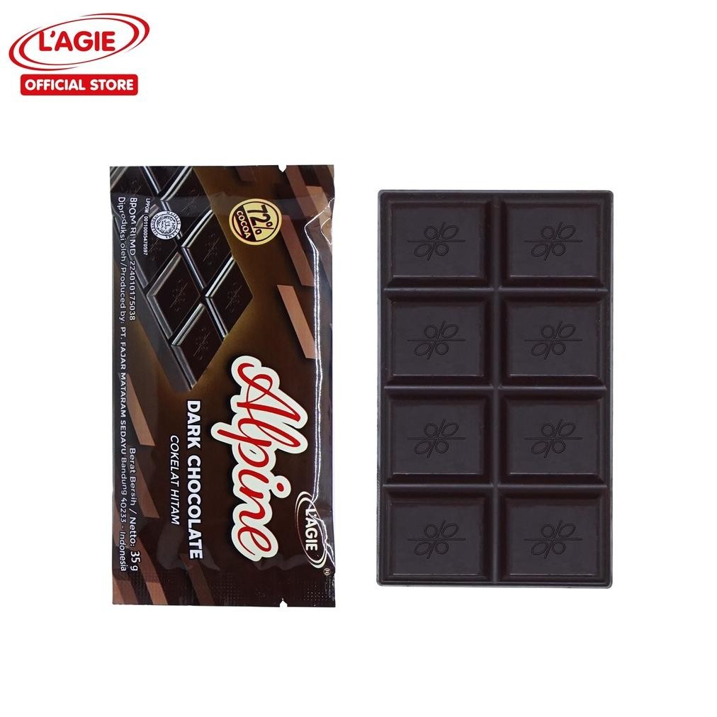 

Lagie Coklat Hitam Alpine Dark Chocolate 3pcs @35gr