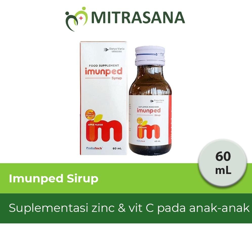 IMUNPED SIRUP 60 ML - SUPLEMEN ZINC - VITAMIN C - ANAK-ANAK