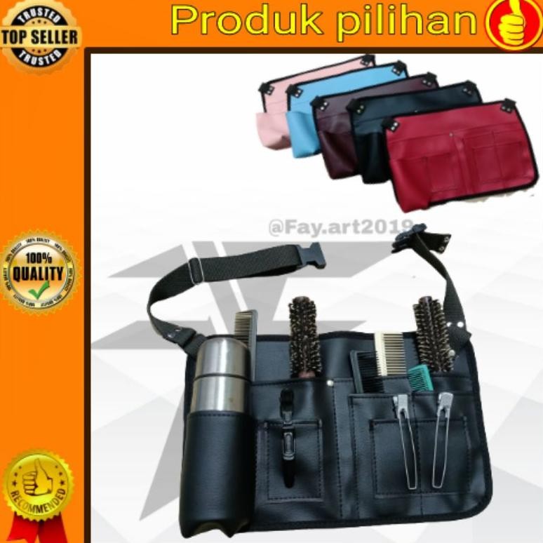 Terlaris Tas Pinggang Banyak Kompartemen Hairdo / Tas Hairdo Salon / Tas Make Up /Tas Salon Kecantik