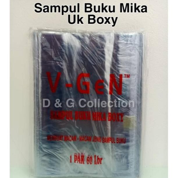 

SAMPUL BUKU BOXY / SAMPUL MIKA / PLASTIK BOXY
