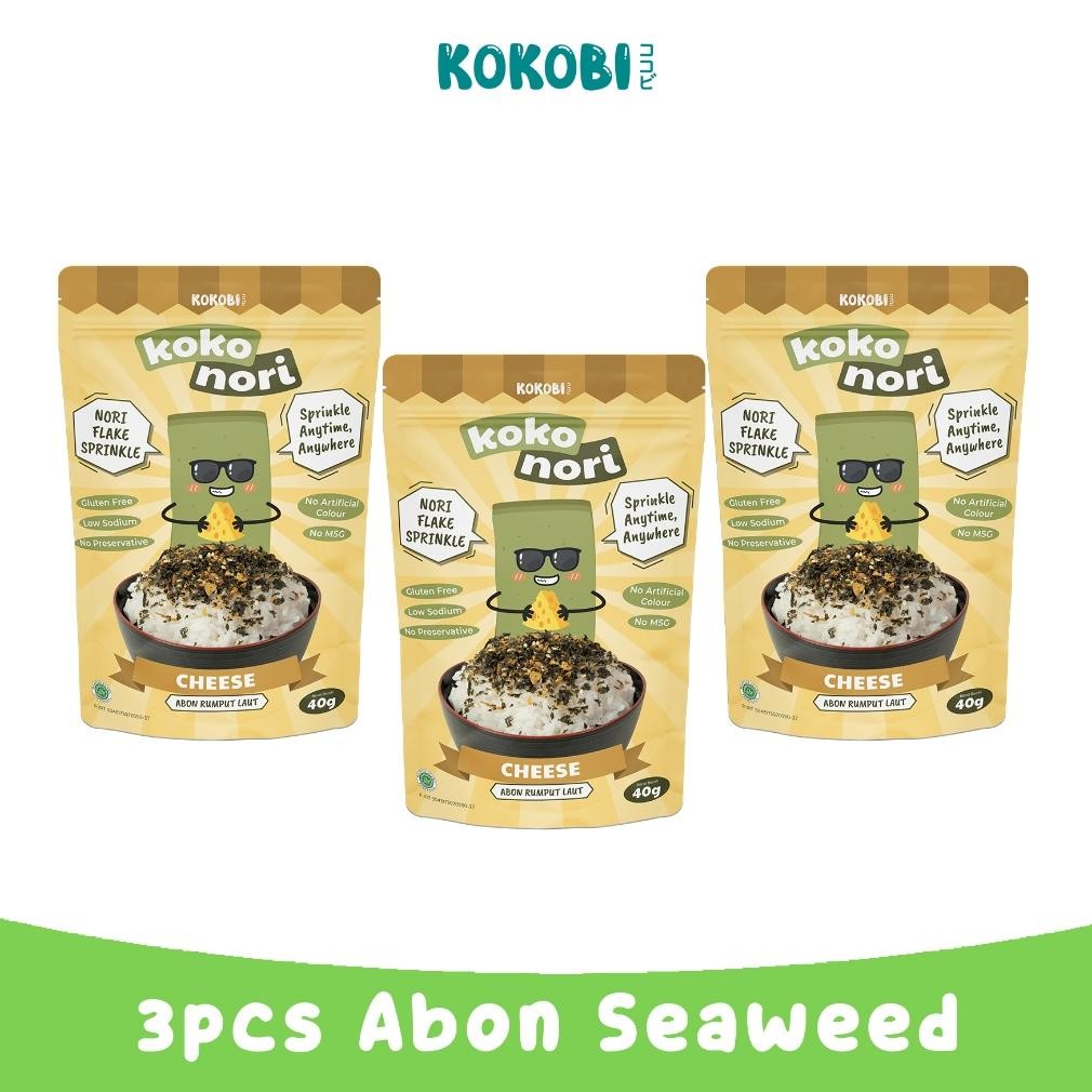 

KOKOBI Koko N Abon Rumput Laut Tabur Cheese - Bundling 3pcs