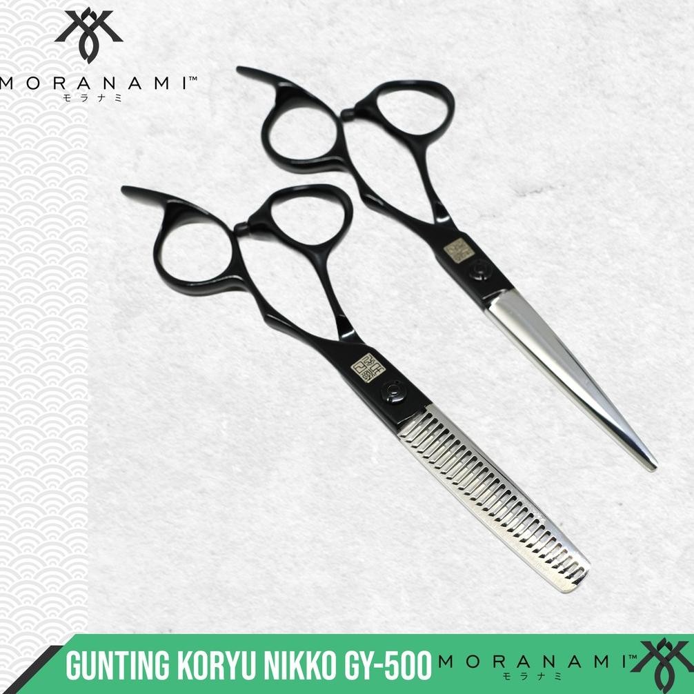Terlaris Gunting Rambut Set Koryu Nikko Gunting Cukur Rambut & Gunting Sasak Rambut Gy-500