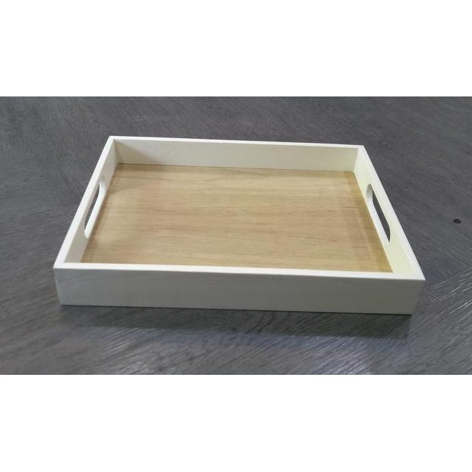Baki Kayu Putih / Nampan Tray Kayu Jati Hotel