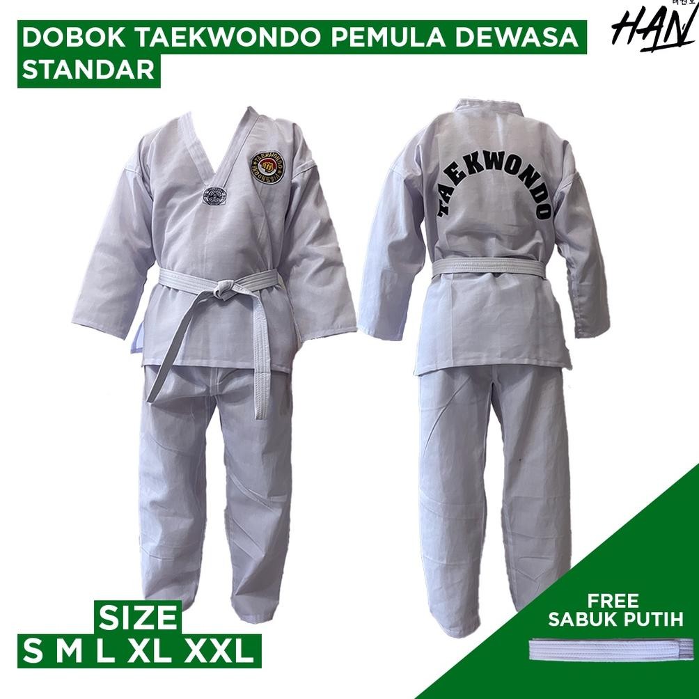 [Standar Dewasa] Baju Dobok Taekwondo Dewasa untuk Pemula Kualitas Standar Nugi
