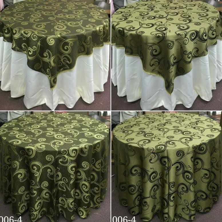 CR - TAPLAK MEJA VIP DEKOR taplak meja prasmanan TERLARIS