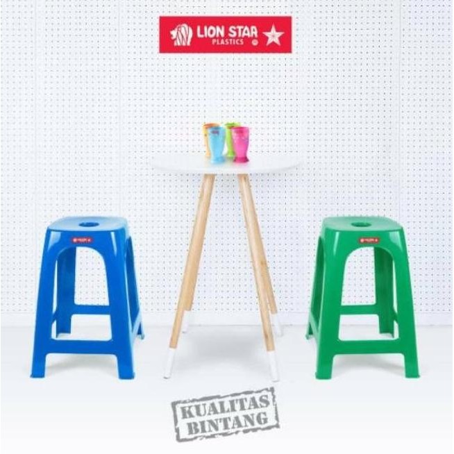 Terbaru Lion Star Kursi Baso Plastik Tinggi - Kursi Makan Ringan Kuat Untuk Usaha