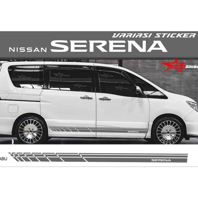 Nissan Serena sticker pintu nissan serena murah