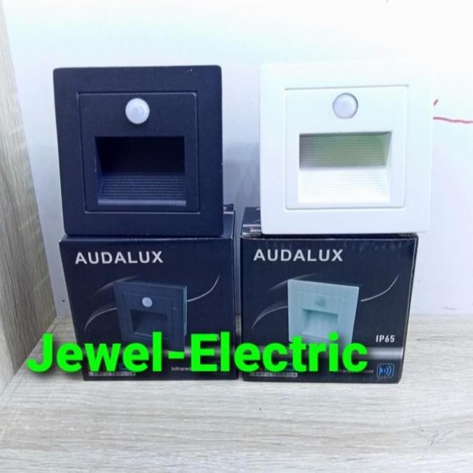 Lampu Dinding Tanam/Lampu Tangga Led Outdoor 3W 3W Sensor Audalux Ip65