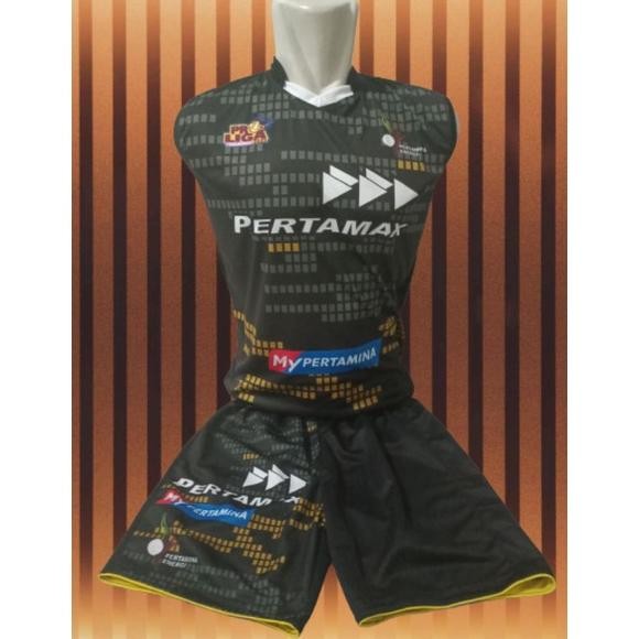 kaos olahraga Proliga Pertamina Pertamax songket(kode024) Nugi