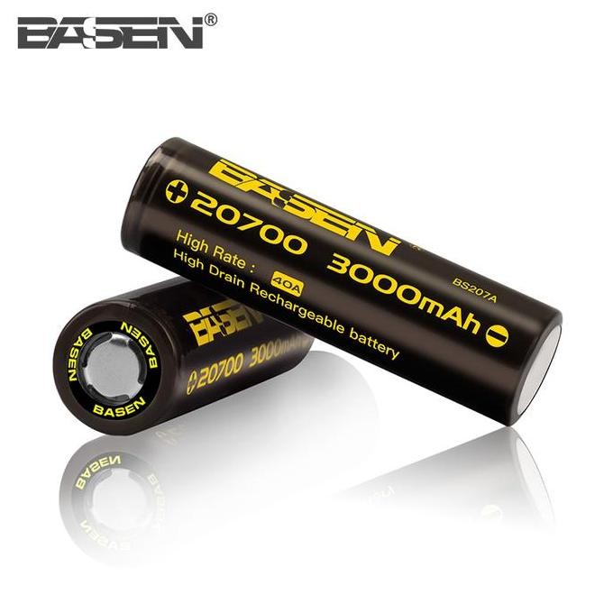 TERBARU - BATERAI BASEN 20700 3000MAH 40A BATTERY FOR MOD VAPORIZER VAPE