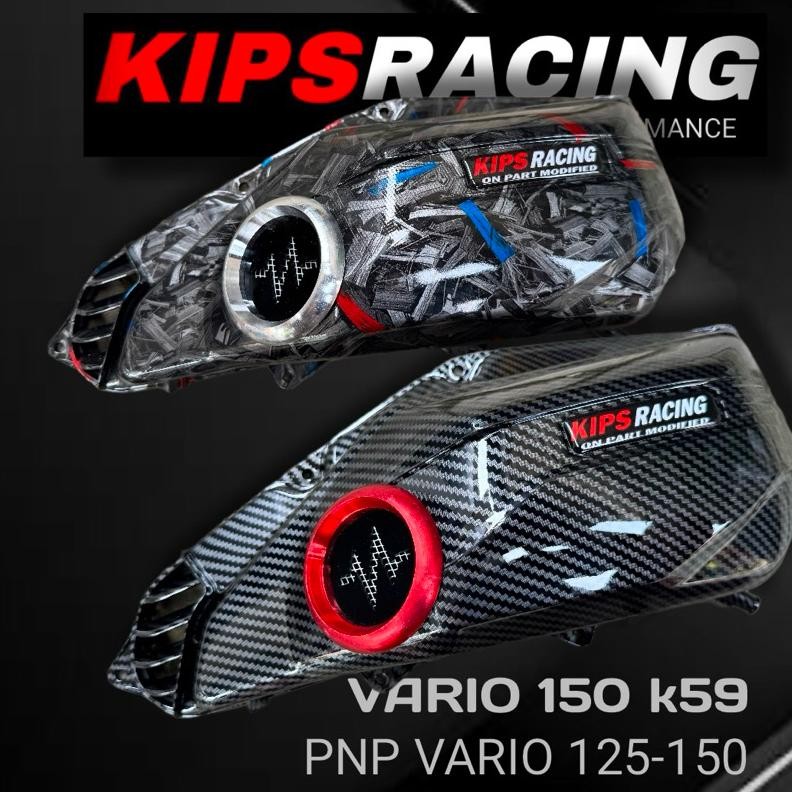 CORONG UDARA TUTUP FILTER VARIO 150 CARBON k59COCOK UNTUK VARIO 125-150 CC -tutup filter Vario 125 1