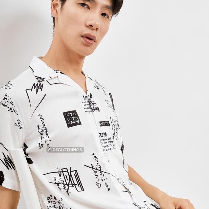 Grosir Kemeja Pantai Pria Baju Hawai Rayon Full Printing Motif Cuban Shirt