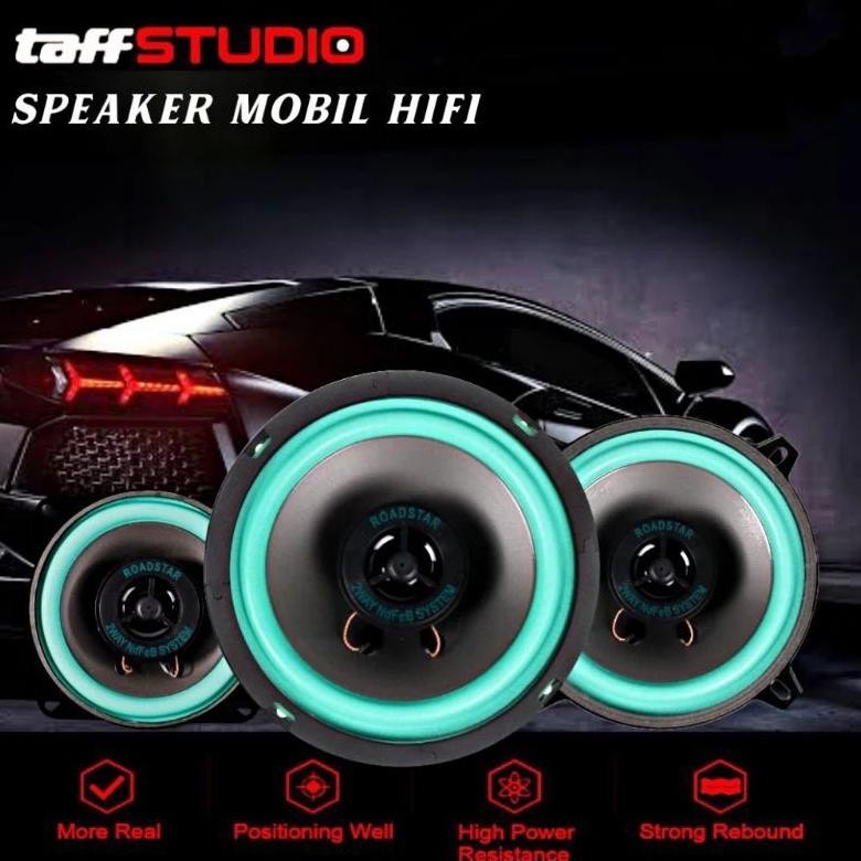 ROADSTAR Driver Speaker Subwoofer Mobil HiFi 4 / 5 / 6.5 Inch 100W 1 PCS speaker pintu mobil murah N