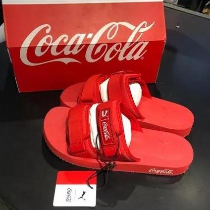 Sandal PUMA Wilo COCA COLA Racing Red- Whit 387042 01