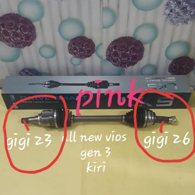 Drive Shaft Cv Joint As Roda Komplit All New Vios Gen 3 Limo Kiri 2013