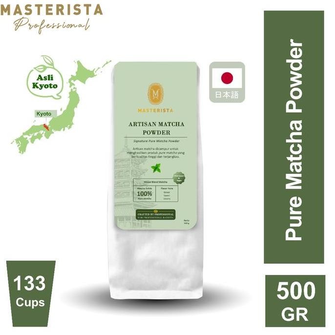 

100% Pure Green Tea / Artisan Pure Matcha Powder Masterista 500gr