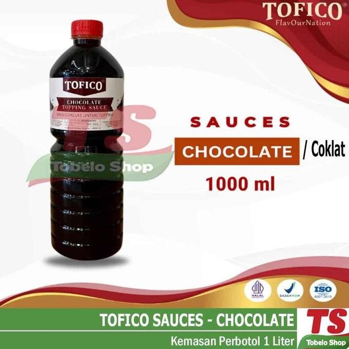 

TOFICO CHOCOLATE SAUCES 1 LITER / TOFICO CHOCOLATE TOPPING / SAUS COKLAT