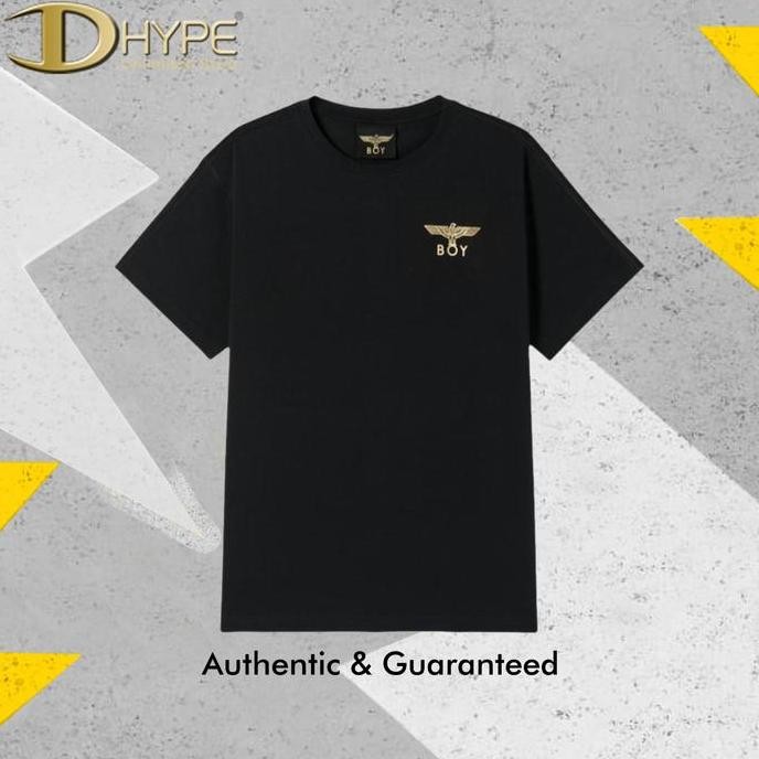 Murah Boy London Gold Wings Ss25 Tee Black 100% Authentic