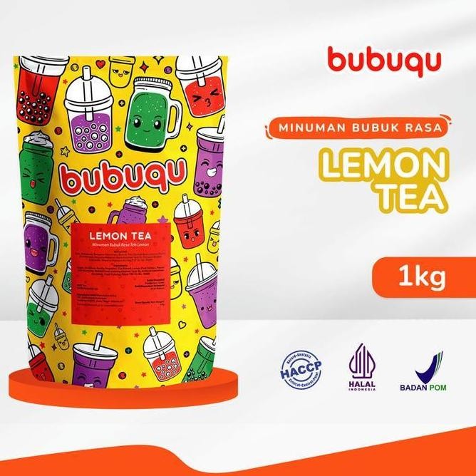 

(SALE) BUBUQU POWDER DRINK LEMON TEA - BUBUK MINUMAN TEH LEMON 1 KG
