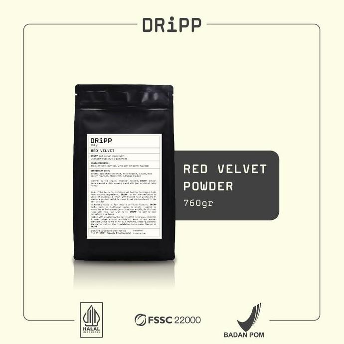 

DRiPP Powder Red Velvet - Perasa Minuman Berbentuk Bubuk Untuk HORECA