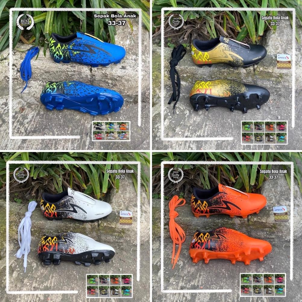 Sepatu Bola Anak SD SMP SPECS EWAKLOK Ukuran 33 34 35 36 37 Nugi