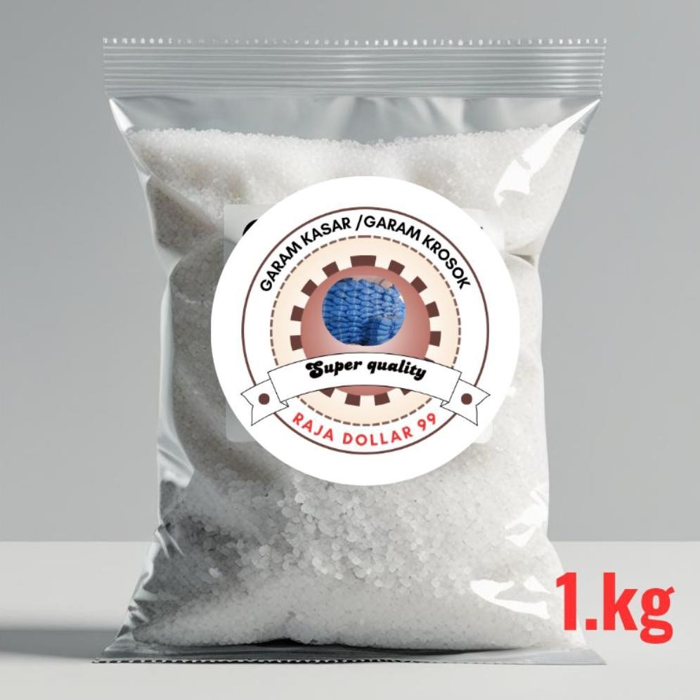 

(Terbaru) garam krosok garam kasar super quality 1 kg & 500 gram (Terlaris)