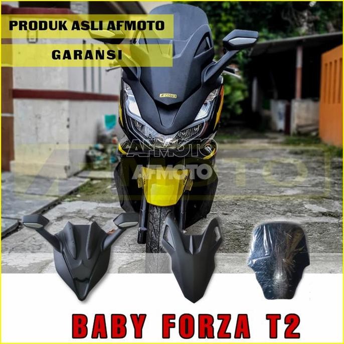 Afmoto cover depan tameng depan baby forza T2 new pcx 160