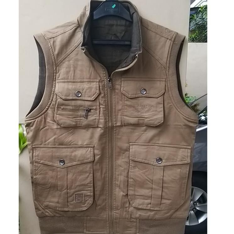 Murah Rompi Pria Bolak Balik Banyak Kantong