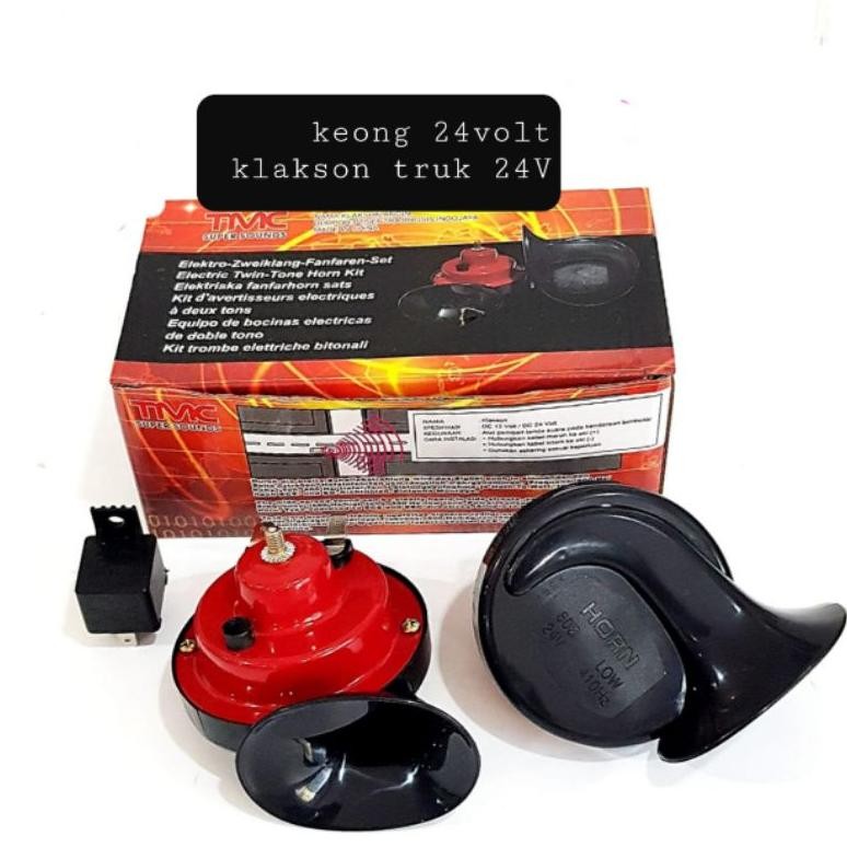 ''Terlaris" Klakson 24V Klakson Keong 24Volt Klakson Mobil Truk 24Volt Snail Horn 24V Murah