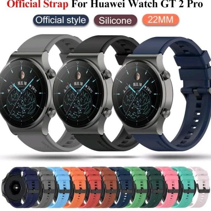 Produk Baru Tali Strap 22mm Huawei Watch GT 2 3 Pro 2E Original Smartwatch Band