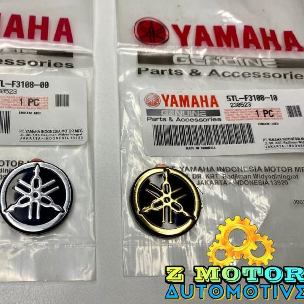 ID | EMBLEM GARPUTALA UKURAN 3CM 3D TIMBUL LOGO YAMAHA TIMBUL TAMENG DADA DASI LEGSILD DEPAN MIO SPO