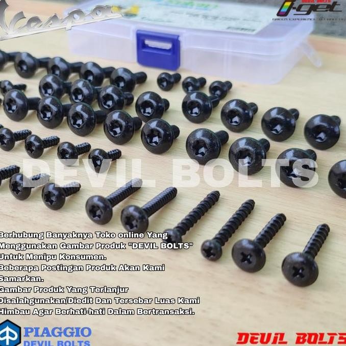 Baut Spare Vespa Matic Sprint 150 I-GET (Baut Cadangan Body)