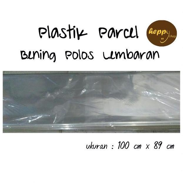 hanya disini] Plastik Parcel Bening Polos Lembaran