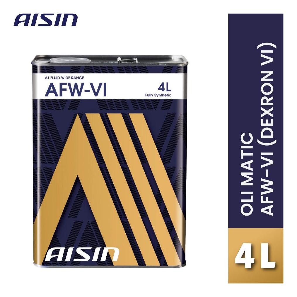 AISIN AFW-VI (DEXRON 6) (Oli Transmisi Otomatis) Oli Matic Mobil 4 Liter
