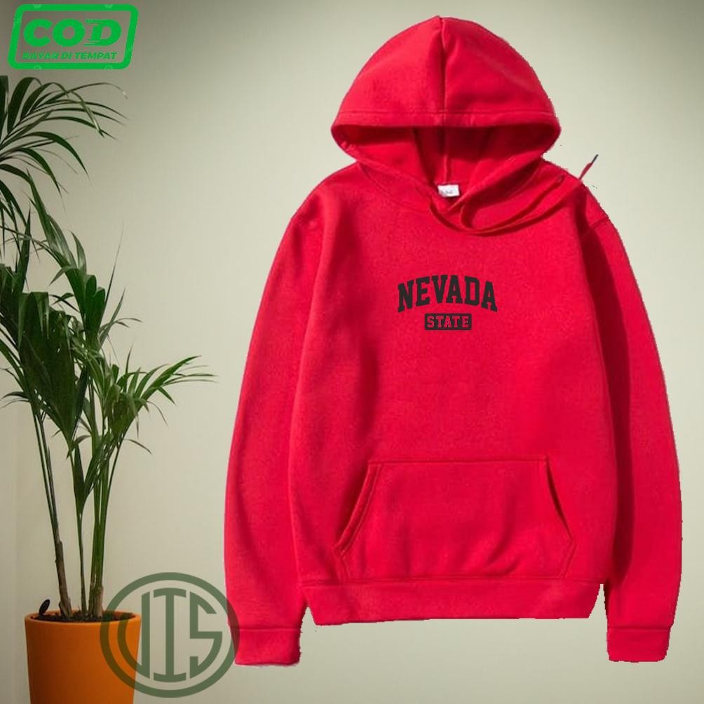 Sweater Hoodie Nevada 0001 Motif Hitam// Sweatshirt Hoodie Pria/Wanita//Switer  Trendi Masa Kini Sty