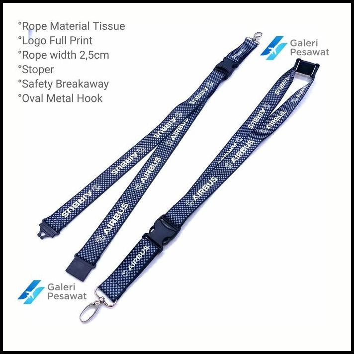 

Lanyard / Gantungan Tali ID Airbus Carbon Premium